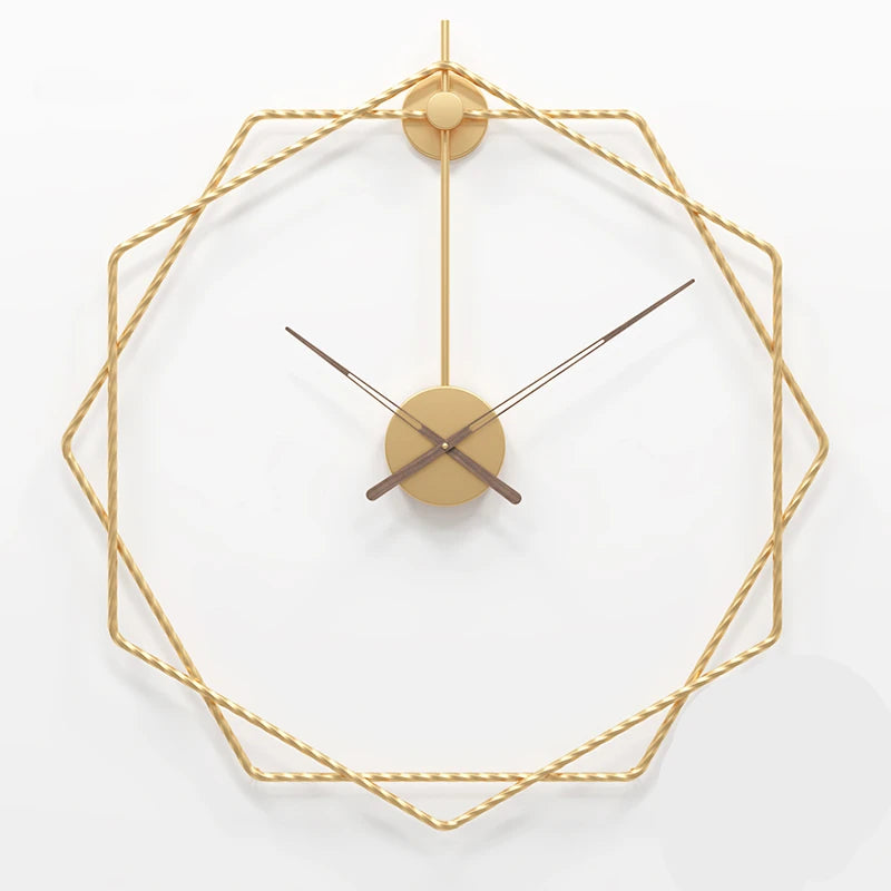 Nordic Luxury Large Wall Clocks New Modern Simple Living Room Kitchen Wall Clocks Creative Home Office Wall Decor Hanging Watche